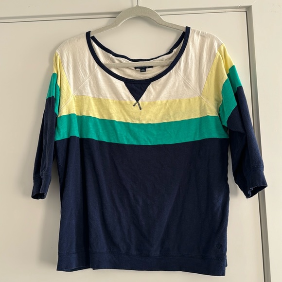 American Eagle 3/4 Sleeve Top - Picture 1 of 3